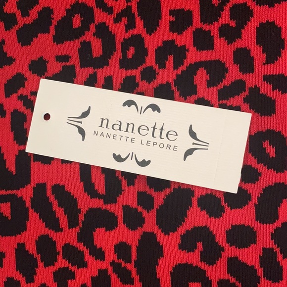 Nanette Lepore leopard print sweater dress - Picture 3 of 3